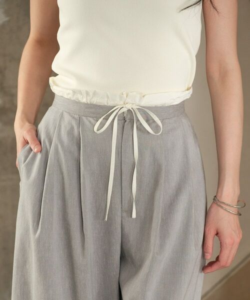 GALLEST / ギャレスト パンツ | イージーリネンタックパンツ | 詳細3