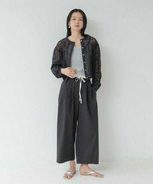 GALLEST / ギャレスト パンツ | イージーリネンタックパンツ | 詳細4