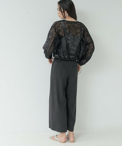 GALLEST / ギャレスト パンツ | イージーリネンタックパンツ | 詳細6