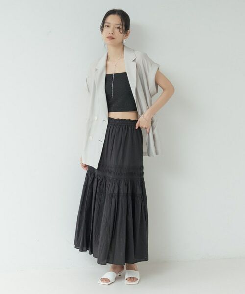GALLEST / ギャレスト ロング・マキシ丈スカート | コットンロングスカート | 詳細10
