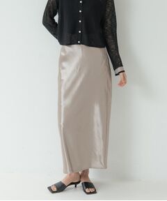 GALLEST / ギャレスト ロング・マキシ丈スカート | 【一部店舗限定】サテンナロースカート