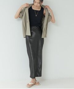 GALLEST / ギャレスト ロング・マキシ丈スカート | 【一部店舗限定】サテンナロースカート