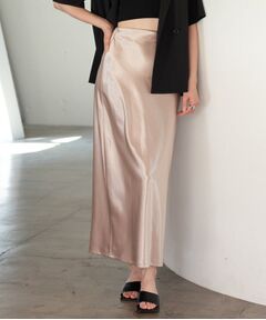 GALLEST / ギャレスト ロング・マキシ丈スカート | 【一部店舗限定】サテンナロースカート