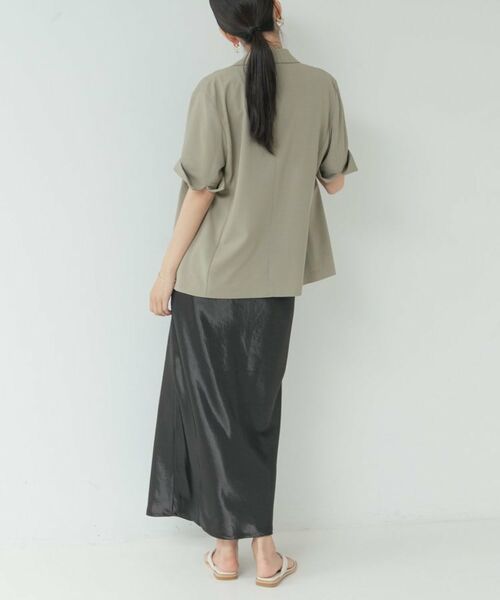 GALLEST / ギャレスト ロング・マキシ丈スカート | 【一部店舗限定】サテンナロースカート | 詳細11