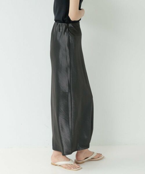 GALLEST / ギャレスト ロング・マキシ丈スカート | 【一部店舗限定】サテンナロースカート | 詳細13