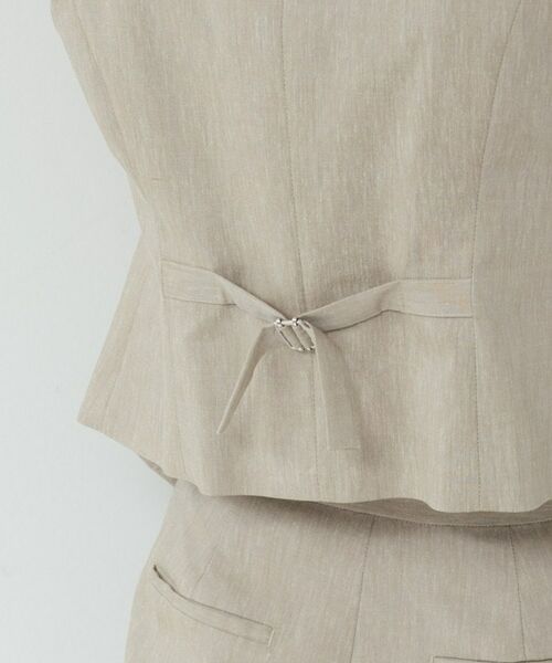 GALLEST / ギャレスト ベスト | サイドタックリネンジレ | 詳細13