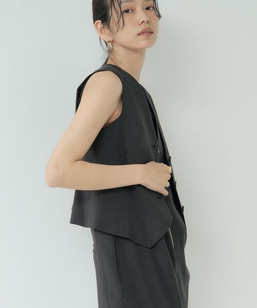 GALLEST / ギャレスト ベスト | サイドタックリネンジレ | 詳細16