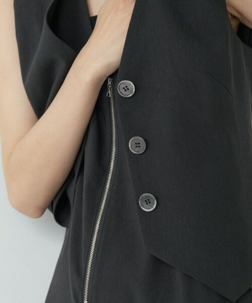 GALLEST / ギャレスト ベスト | サイドタックリネンジレ | 詳細19