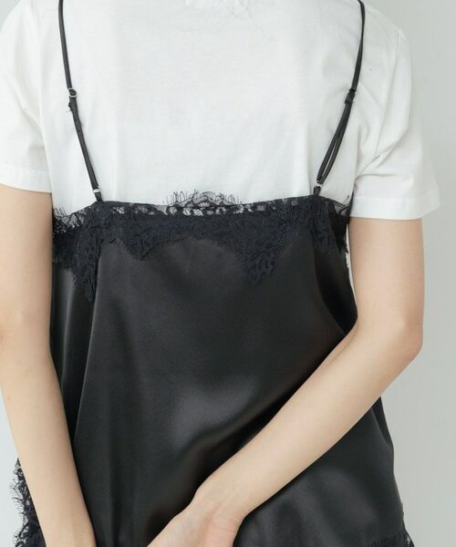 GALLEST / ギャレスト シャツ・ブラウス | イレギュラーヘムレースキャミ | 詳細14