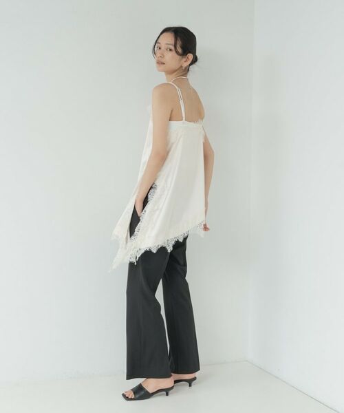 GALLEST / ギャレスト シャツ・ブラウス | イレギュラーヘムレースキャミ | 詳細15