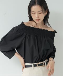 GALLEST / ギャレスト シャツ・ブラウス | サッカーオフショルブラウス