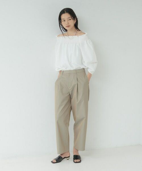 GALLEST / ギャレスト シャツ・ブラウス | サッカーオフショルブラウス | 詳細10