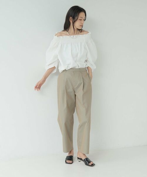 GALLEST / ギャレスト シャツ・ブラウス | サッカーオフショルブラウス | 詳細11