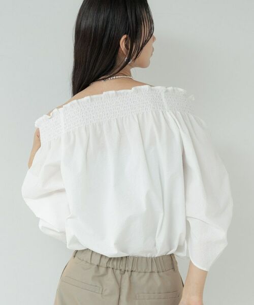 GALLEST / ギャレスト シャツ・ブラウス | サッカーオフショルブラウス | 詳細15