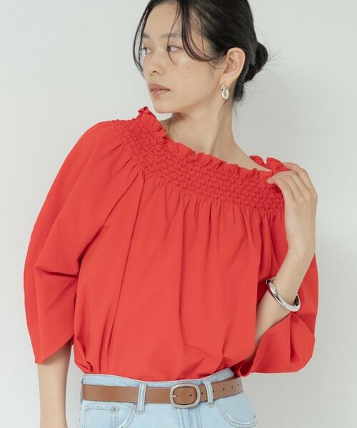 GALLEST / ギャレスト シャツ・ブラウス | サッカーオフショルブラウス | 詳細20