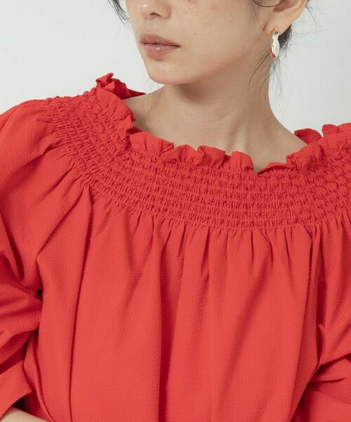 GALLEST / ギャレスト シャツ・ブラウス | サッカーオフショルブラウス | 詳細22