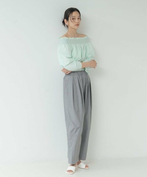 GALLEST / ギャレスト シャツ・ブラウス | サッカーオフショルブラウス | 詳細24