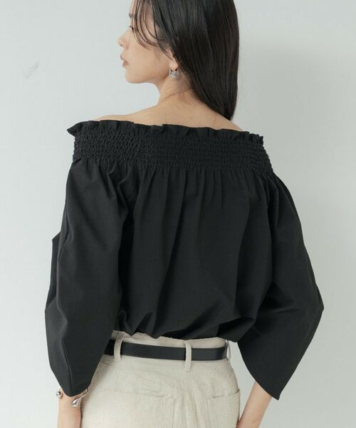 GALLEST / ギャレスト シャツ・ブラウス | サッカーオフショルブラウス | 詳細6