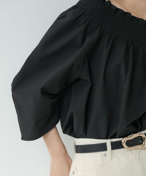 GALLEST / ギャレスト シャツ・ブラウス | サッカーオフショルブラウス | 詳細9