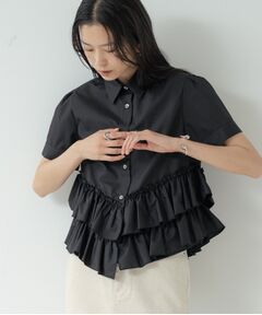 GALLEST / ギャレスト シャツ・ブラウス | ティアードフリルヘムシャツ