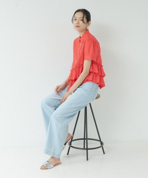 GALLEST / ギャレスト シャツ・ブラウス | ティアードフリルヘムシャツ | 詳細10