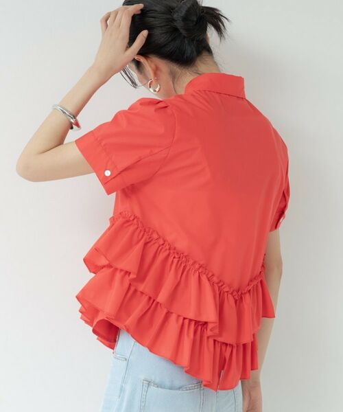 GALLEST / ギャレスト シャツ・ブラウス | ティアードフリルヘムシャツ | 詳細14