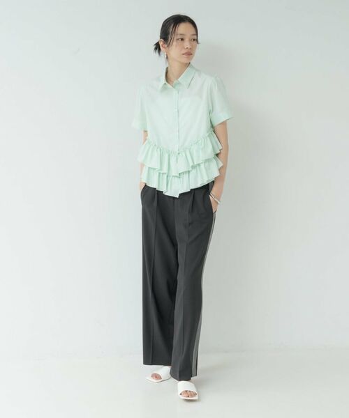 GALLEST / ギャレスト シャツ・ブラウス | ティアードフリルヘムシャツ | 詳細16