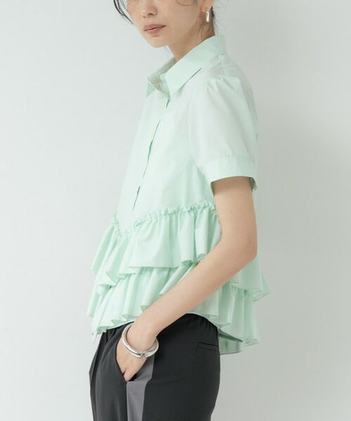 GALLEST / ギャレスト シャツ・ブラウス | ティアードフリルヘムシャツ | 詳細19