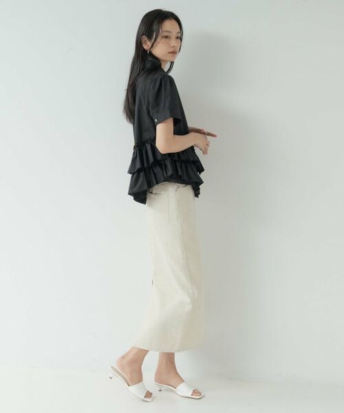 GALLEST / ギャレスト シャツ・ブラウス | ティアードフリルヘムシャツ | 詳細2