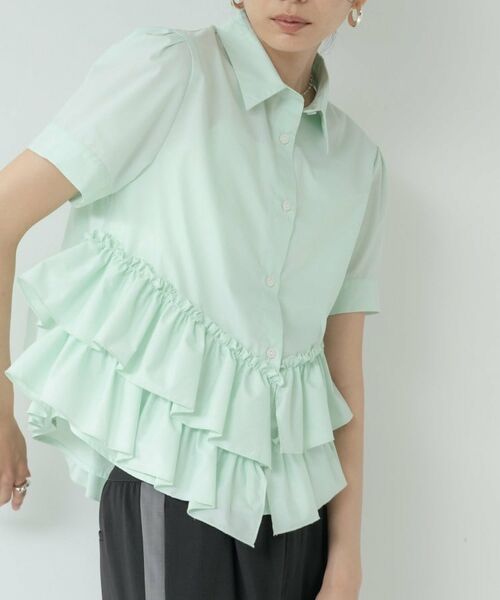 GALLEST / ギャレスト シャツ・ブラウス | ティアードフリルヘムシャツ | 詳細21