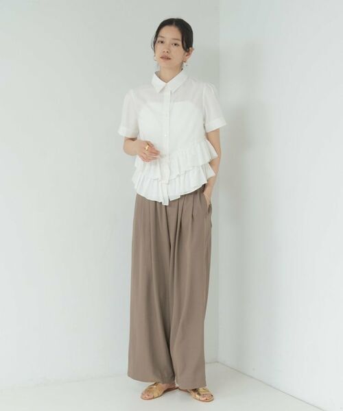 GALLEST / ギャレスト シャツ・ブラウス | ティアードフリルヘムシャツ | 詳細22