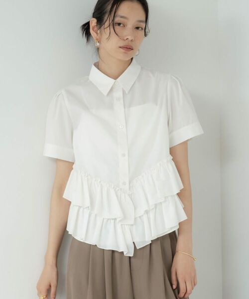 GALLEST / ギャレスト シャツ・ブラウス | ティアードフリルヘムシャツ | 詳細25