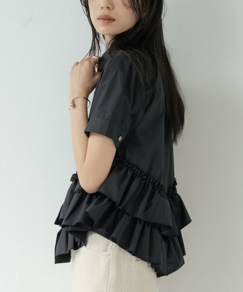 GALLEST / ギャレスト シャツ・ブラウス | ティアードフリルヘムシャツ | 詳細5
