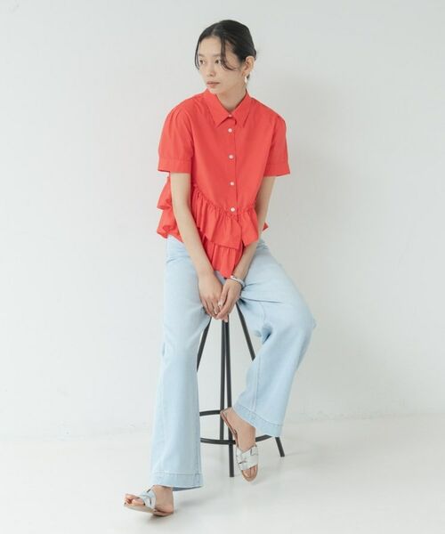 GALLEST / ギャレスト シャツ・ブラウス | ティアードフリルヘムシャツ | 詳細9