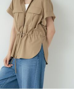 GALLEST / ギャレスト シャツ・ブラウス | Comfy SET UP｜サファリシャツ【セットアップ対応／通勤／カセット服／接触冷感／UVカット】