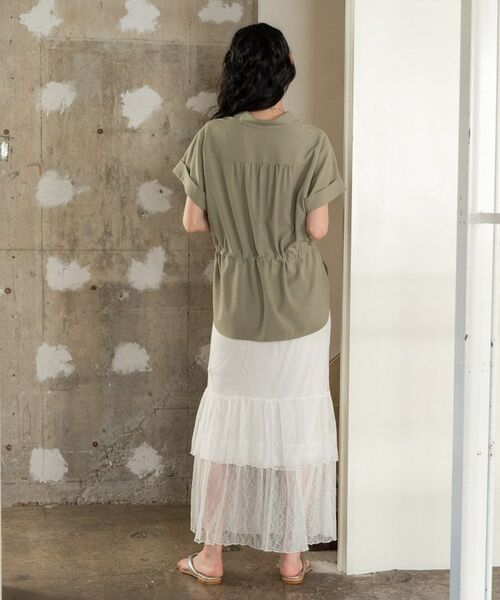 GALLEST / ギャレスト シャツ・ブラウス | Comfy SET UP｜サファリシャツ【セットアップ対応／通勤／カセット服／接触冷感／UVカット】 | 詳細10