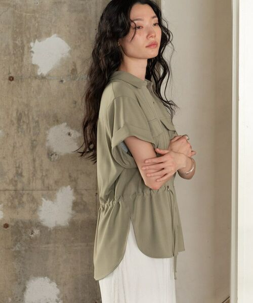 GALLEST / ギャレスト シャツ・ブラウス | Comfy SET UP｜サファリシャツ【セットアップ対応／通勤／カセット服／接触冷感／UVカット】 | 詳細12