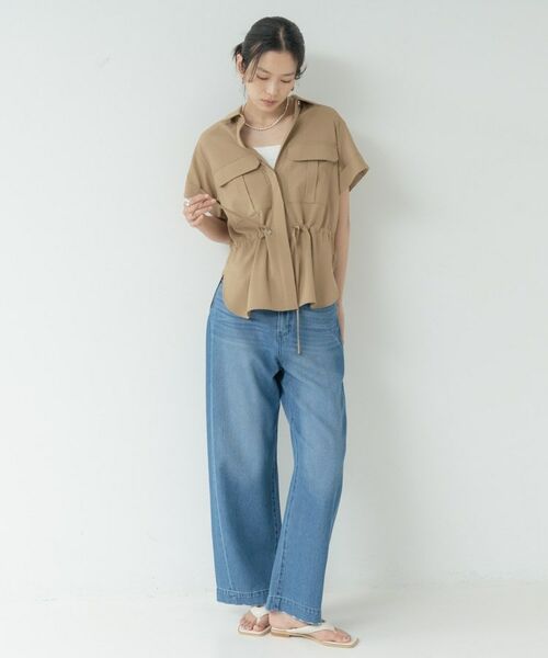 GALLEST / ギャレスト シャツ・ブラウス | Comfy SET UP｜サファリシャツ【セットアップ対応／通勤／カセット服／接触冷感／UVカット】 | 詳細22