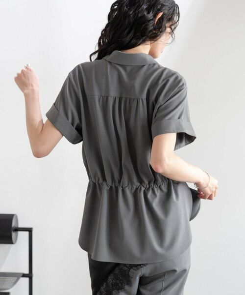 GALLEST / ギャレスト シャツ・ブラウス | Comfy SET UP｜サファリシャツ【セットアップ対応／通勤／カセット服／接触冷感／UVカット】 | 詳細4