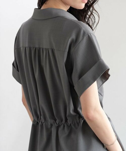 GALLEST / ギャレスト シャツ・ブラウス | Comfy SET UP｜サファリシャツ【セットアップ対応／通勤／カセット服／接触冷感／UVカット】 | 詳細5