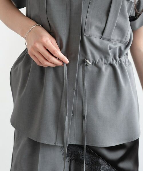 GALLEST / ギャレスト シャツ・ブラウス | Comfy SET UP｜サファリシャツ【セットアップ対応／通勤／カセット服／接触冷感／UVカット】 | 詳細7