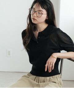 GALLEST / ギャレスト ニット・セーター | フォルムスリーブポロニット