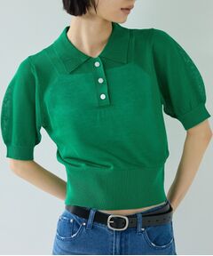 GALLEST / ギャレスト ニット・セーター | フォルムスリーブポロニット
