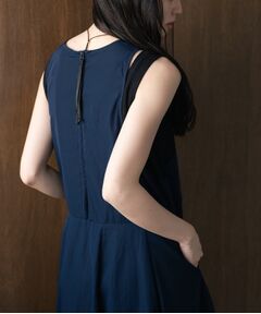 GALLEST / ギャレスト ロング・マキシ丈ワンピース | イレギュラータックナイロンワンピース