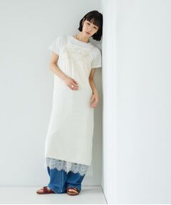 GALLEST / ギャレスト ワンピース | レースサテンキャミドレス