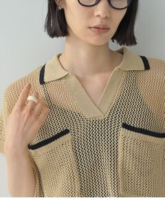 GALLEST / ギャレスト ニット・セーター | メッシュポロドルマンニット