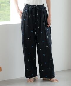 GALLEST / ギャレスト パンツ | エンブロイダリーイージーパンツ