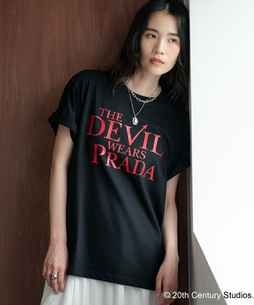 GALLEST / ギャレスト カットソー | 【GOOD ROCK SPEED】The Devil Wears Prada／Logo Print T-Shirt（ブラック(119)）