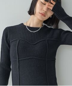 GALLEST / ギャレスト ニット・セーター | ビスチェドッキング風リブニット