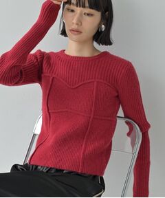GALLEST / ギャレスト ニット・セーター | ビスチェドッキング風リブニット